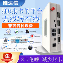 GSM wireless access platform 8 card 4G full Netcom telecom landline fixed terminal conversion box to wired card card
