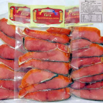 Russian smoked fish smoked salmon fillet flounder 200g bag ready to eat