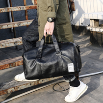 Ao Heng luggage advertising bags customized fitness bags Pu bags for men and women travel bags can be printed group purchase portable sports bags