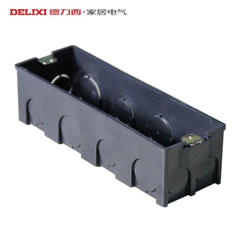 Delicious Switch Socket 118 Dark Box Rectangular Four-position Panel Bottom Box 195 Dark Embedded Connection Box