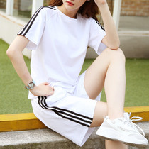 361 Sportswear Suit Womens Summer Short Sleeve Shorts Pure Cotton Casual two sets Jordan no T-shirt Loose Clothing thin