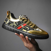 European Station Tide Medusa Canvas Shoes Mens Shoes Autumn Light Luxury Fashion Leisure Joker trendy shoes Printed Board Shoes