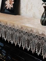 European piano cover half cover new modern simple piano cover cloth dust cloth cloth electronic piano cover towel
