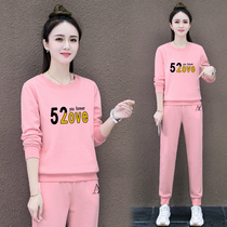 Casual Sports Suit Women Spring Autumn 2022 New Fashion Students Loose Sportswear Suit Suits two sets