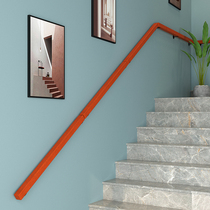 Wall stair handrail Solid wood attic self-installed Childrens safety aisle guardrail The elderly with non-slip wooden handle