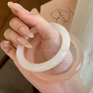 新疆和田玉羊脂白玉手镯圆条-新疆和田玉羊脂白玉手镯圆条促销价格 