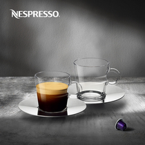 NESPRESSO View large Cup coffee cup set tempered glass transparent coffee cup with saucer