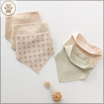 Male and female baby saliva towel by buckle Baby Triangle Towel Pure Cotton Newborn Enclosure Mouth Child Saliva Pocket cotton headscarf
