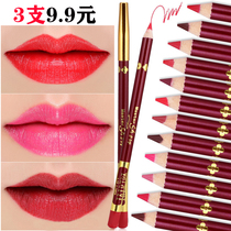 Lip liner Sub matte velvet lipstick Lipstick pen stick Lip pen Aunt color waterproof is not easy to bleach