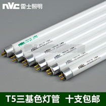 Rex T5 three primary color fluorescent tube YZ08W11W14W18W21W24W28W-T5 lamp with red blue green and yellow light