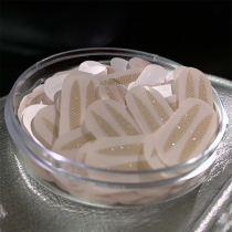 Enlarged eyes artifact ~ Fangling local double eyelid paste pearlescent seamless invisible mesh inside double lace 150