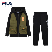 FILA Filaboy clothes boy suit 2022 spring new children CUHK Knitted Blouse Fashion Pants Tide