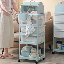 Yeya stroller rack baby products bedside mobile car bathroom floor-to-ceiling multi-storey bedroom snack storage rack