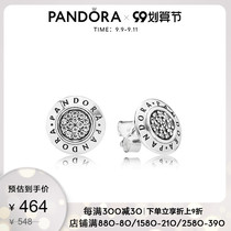 Pandora Pandora Classic 925 Silver Earrings 290559Z Shining Temperament Personality Earrings Girls Gifts