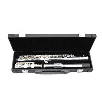 16-hole closed-cell copper silver-plated flute with E-key C tune beginner students long flute box