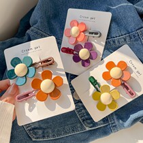 2022 Japan-ROK new child bump color large flower hair clip Liu Haiclip Subnet red girl hair adorned girl card ~