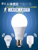Radar Human Sensing LED Bulb Infrared Automatic Induction Staircase Aisle Garage Basement 110V-220V