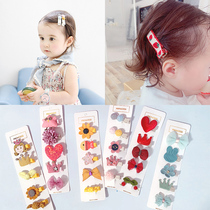 Baby hairclip suit female baby hair clip does not hurt hair card headwear children crown new year princess hair accessories