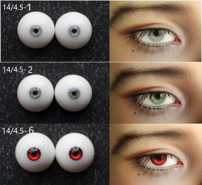 taobao agent Resin, white eyeball, 14/4.5mm