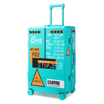 Japan MAYERTRIP container graffiti luggage female ins Net red tide universal wheel lever travel password box