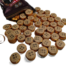 Anhua black tea Chen material gold coin tea bulk granules Xiaotuo tea wild Anhua tea 500g portable speed bubble tea