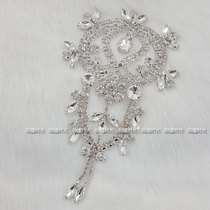 Shiny drill neckline waist shoulder chain decoration diamond jewelry wedding dress accessories handmade diy material clothing accessories