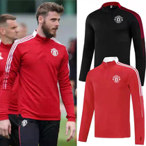 Manchester United Football Training Suit 7C Luo Autumn Winter 10 Messi Adult Team Suit Jersey Football Long Sleeve Outgoing Suit