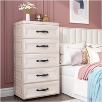 Storage space cabinet Clothing wardrobe space box Drawer type thickened baby simple wardrobe provincial plastic storage cabinet