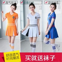 Spring and summer womens games Cheerleading square dance aerobics competition dress show cheerleading exercise suit