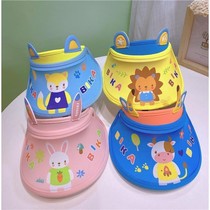 Baby empty top sun hat sunscreen big brim spring and autumn thin infant childrens hat men and women spring and summer baby
