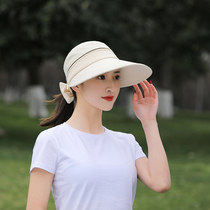 Sunscreen Female airtop hat Canopy Bike big along sunhat Han version 100 Lap Foldable Sun Hat Woman