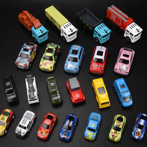Multi-pack mini alloy car pullback car Childrens boy toy car model fall-resistant inertial car