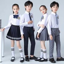 Primary and middle school students chorus performance clothing British style school uniform poetry recitation performance clothing childrens kindergarten clothing