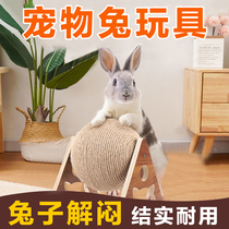 Rabbit Toy Pet Dwarf Rabbit Antidotic Toys Puzzle for Rabbit playing Grinding Claws Grindles for Tooth Venting