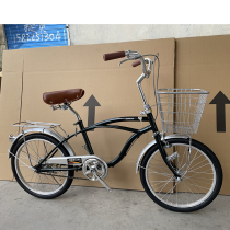 Export Japanese bicycle 20 inch retro Japanese style inner three speed children student bicycle adult commuter scooter