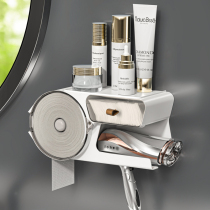 Paper towel rack toilet roll paper box wash face towel containing box toilet free from punching paper wall-mounted toilet paper shelve