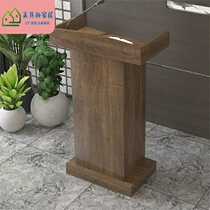 Creative shopping guide desk Reception desk Training course Company speech desk Classroom Simple guest desk Hotel speech drawer