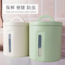 Cat Food Storage Barrel Cat Food Barrel Dog Food Barrel Sealed Barrel Moisture-Proof Containing Box Grain Storage Barrel Pet Supplies Dog Food Barrel