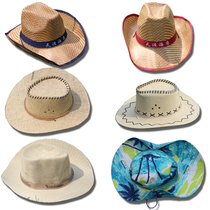 Seaside sunscreen beach hat Foldable large edge hat Childrens travel sun hat Sports and leisure cowboy hat Visor hat