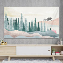 Nordic high-end luxury TV dust cover LCD TV cover 2021 New 55 inch 65 inch 75 TV cloth