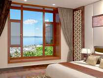 Yimilange 88# wooden aluminum doors and windows (Broken Bridge aluminum)