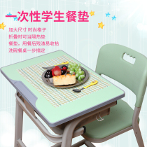  30 pieces of disposable non-woven fabric water-proof and oil-proof meals desk mats childrens tablecloths lunch placemats primary and secondary school students