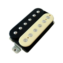 East Lilly Guitar Double Coil Pickup Zebra Color White Bronze Base Aluminum Nickel Cobalt A2 Warm clean and cut single