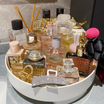 Perfume shelf Living room Desktop Wooden Cosmetics Mouth Red Xuan Guan Key Tray dressing table Net Red containing box