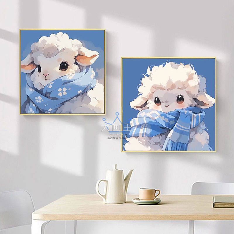 羊　油彩画 羊油画-羊油画促销价格、羊油画品牌- 淘宝