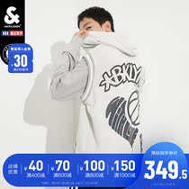 JackJones Jack Jones loversNBA Lakers fake two-piece splice long sleeve sweatshirt 221333078