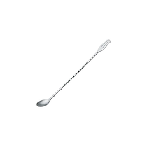 AOYOSHI stainless steel cocktail bartender mixing spoon Fork stirring stick long handle bar spoon
