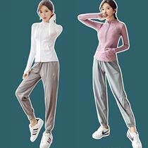 Badminton suit women autumn and winter large size loose quick-drying clothes Harlan tights gym yoga running suit
