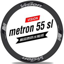 Weishen 18 new vision 55 sl wheel set sticker road car carbon knife ring rim waterproof mt55