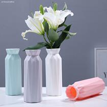 Dried flower decorations ornaments home Nordic ceramic dining table small vase ins Wind TV cabinet flower arrangement creative decoration